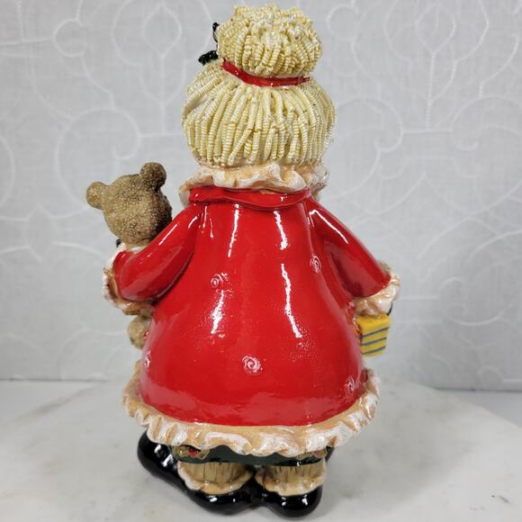 Vintage Kirklands Mrs. Claus Christmas Ceramic Figurine 8 Inch  Clause & Co. - Picture 2 of 16